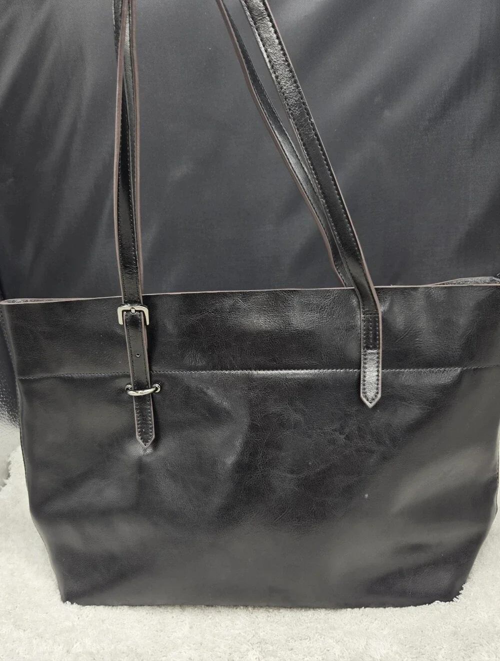 Kattee Vintage Genuine Leather Tote Shoulder Bag for Women Satchel Handbag